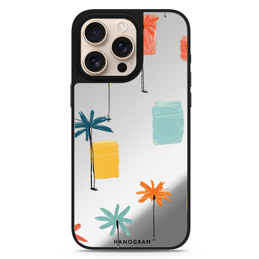 Tropic Scribble MagSafe compatible mirror case for iPhone 16/15/14 Pro Max and Pro, main view