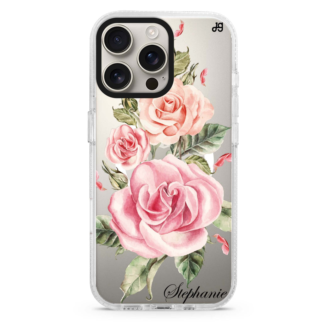Art of Floral MagSafe Compatible iPhone 16 Pro Ultra Clear Case - Personalized and Stylish Protection