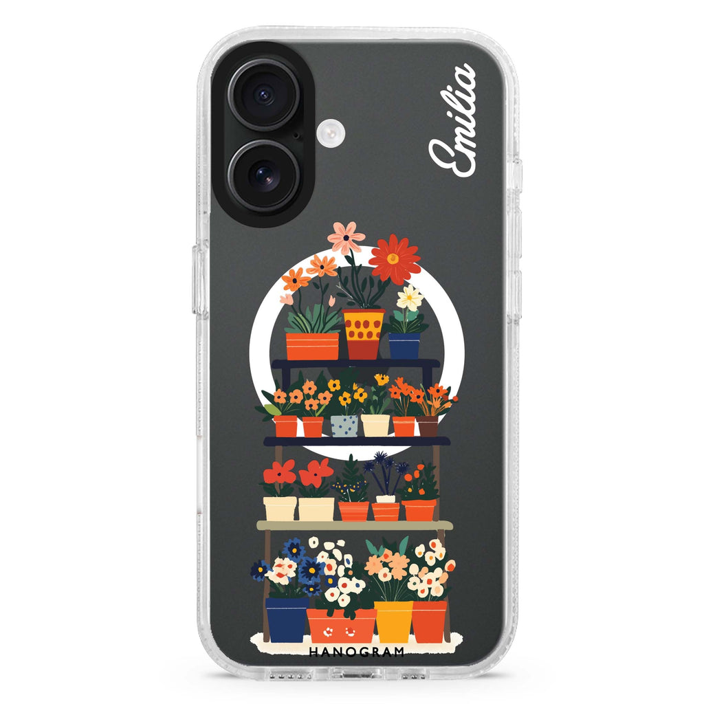 Flora Stack MagSafe Compatible Ultra Clear Case