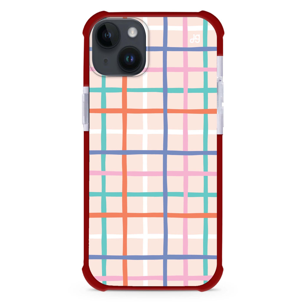 Line Drawing iPhone 15 Plus Ultra Shockproof Case