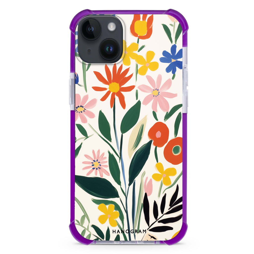 Floral Impressions iPhone 15 Plus MagSafe Compatible Ultra Shockproof Case