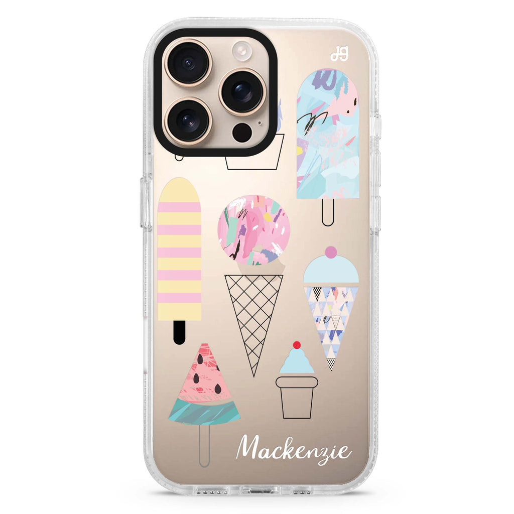 Artistic Ice cream II iPhone 16 Pro & 16 Pro Max Case - Personalized and Stylish Protection