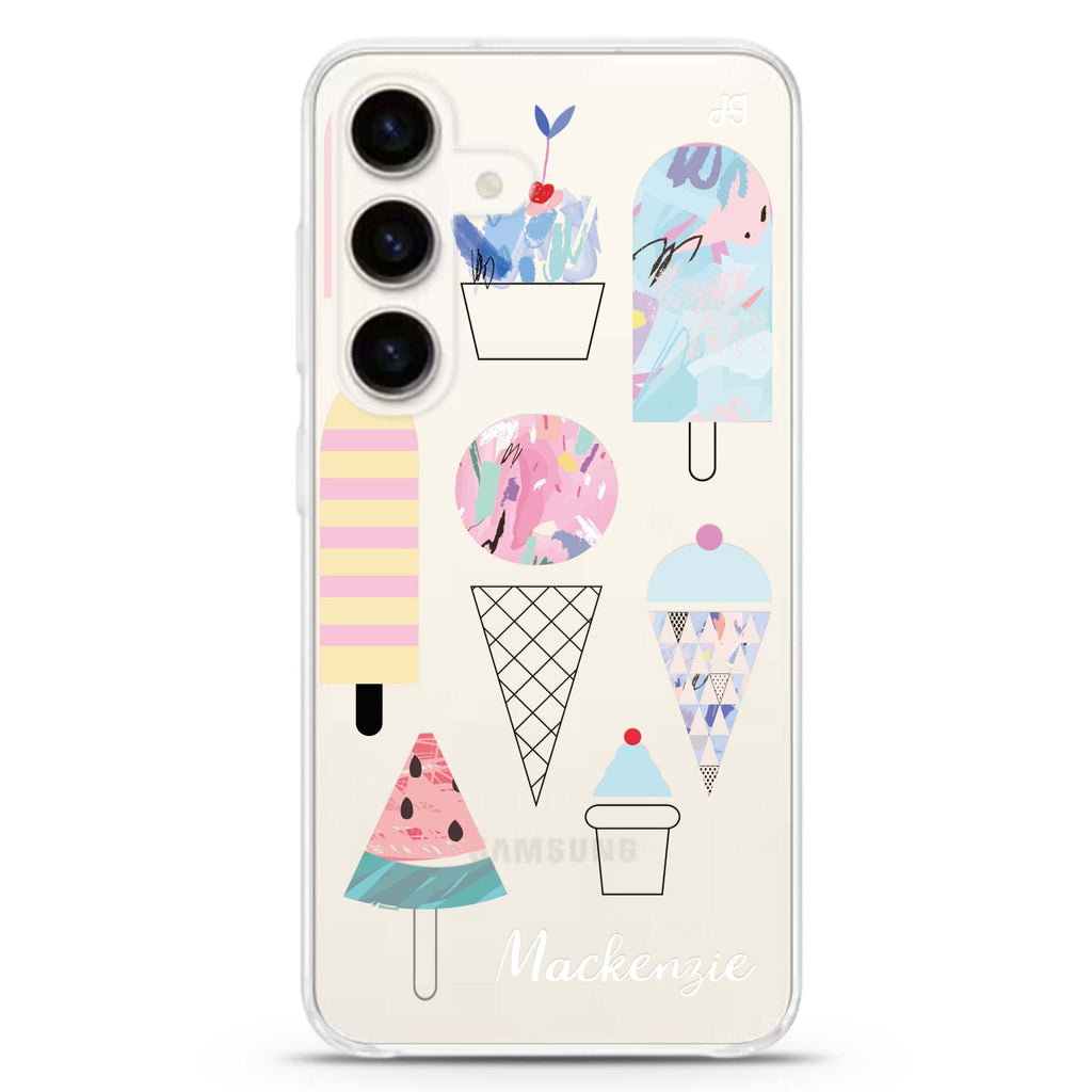Artistic Ice cream II Samsung Galaxy Ultra Clear Case