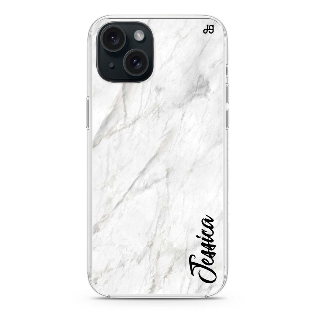 White Marble – Deep Love iPhone Ultra Clear Case