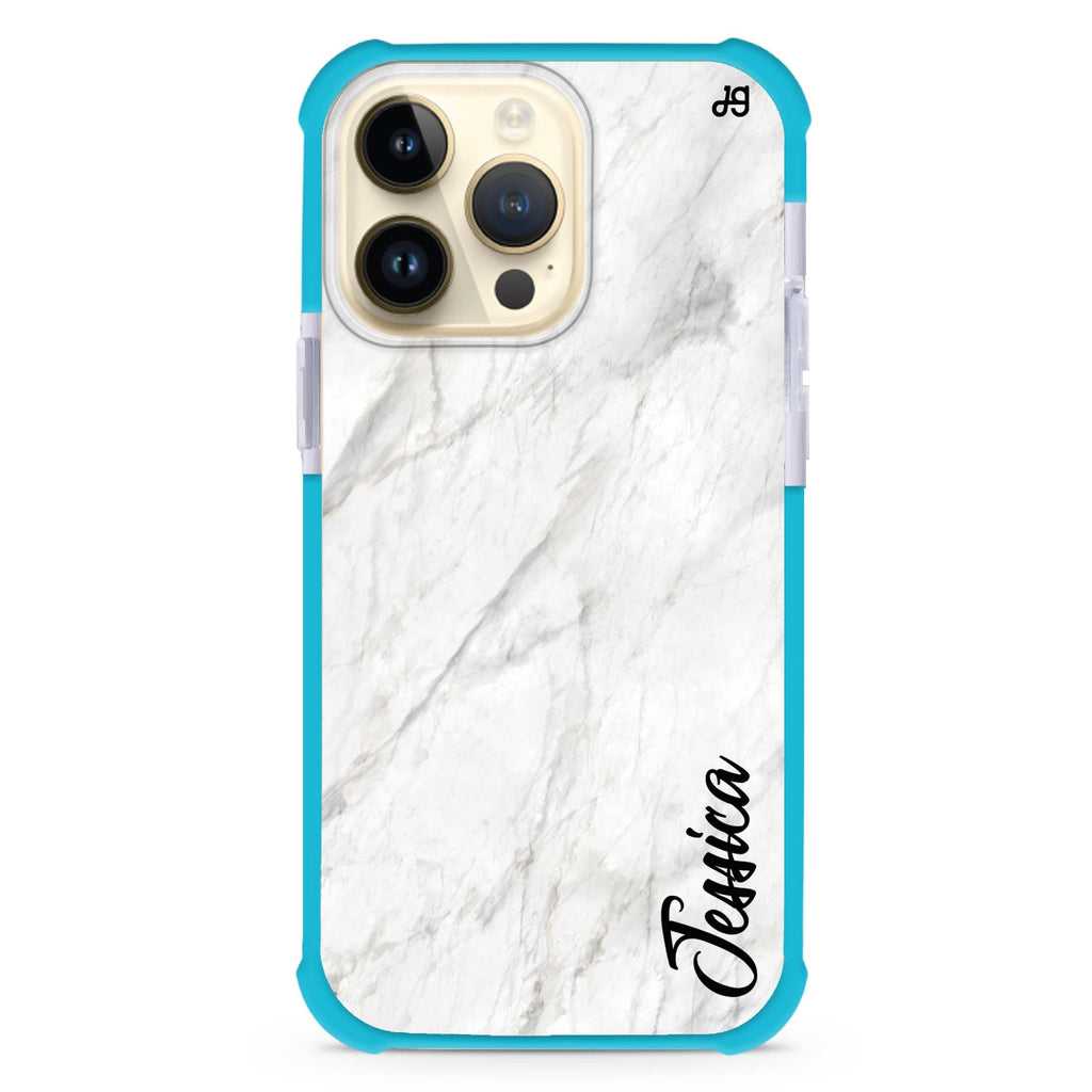 White Marble – Deep Love iPhone 15 Pro Ultra Shockproof Case