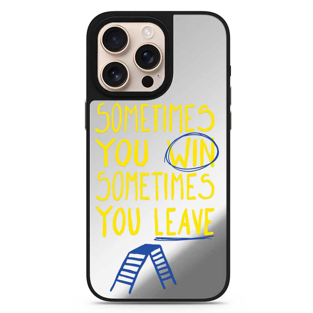 Sometimes sleek reflective design iPhone 16/15/14 Pro Max & Pro mirror case
