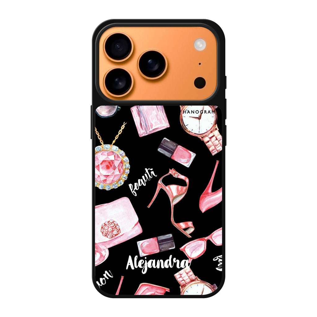 Fashion Sets personalized name fashion iPhone 17 Pro Max mirror case