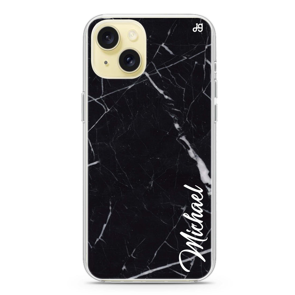 Black Marble – Deep Love iPhone Ultra Clear Case