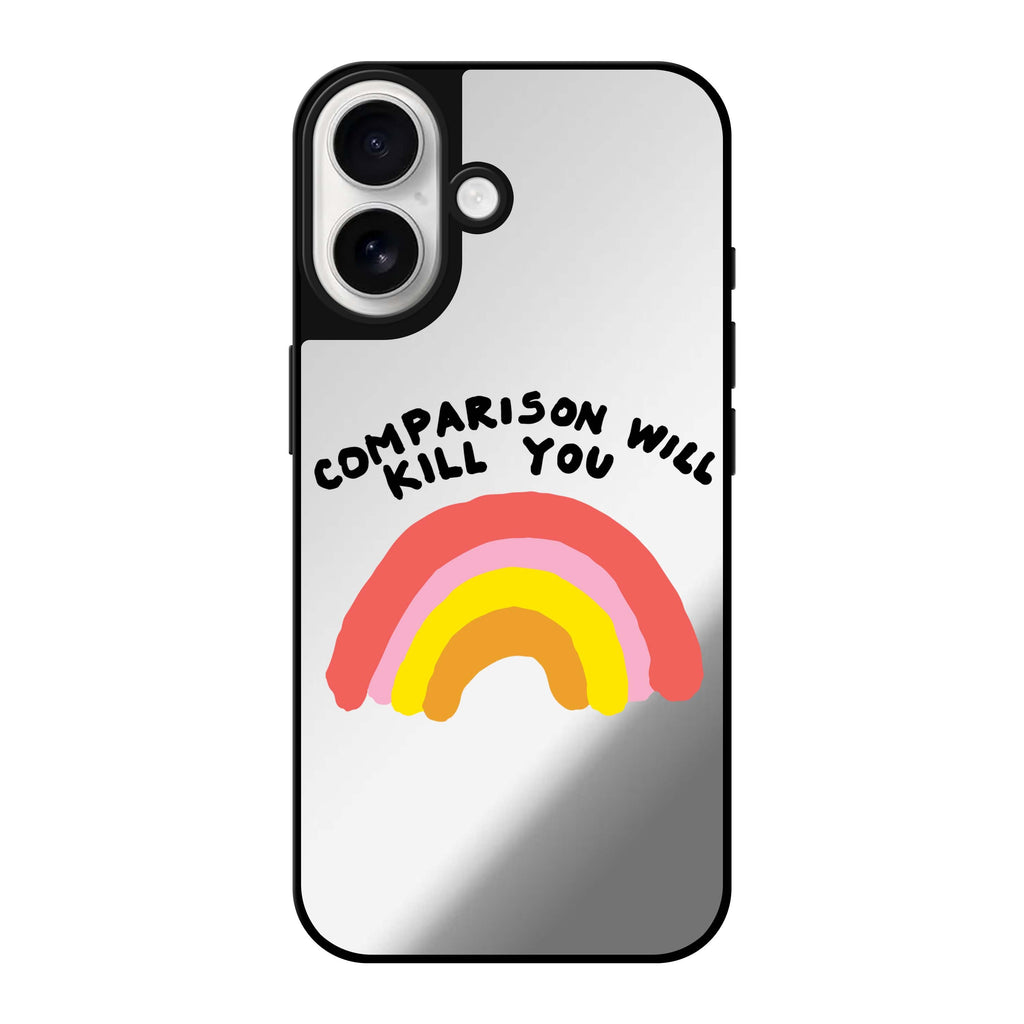 Reflective iPhone 16 Mirror Case –No Comparison Design