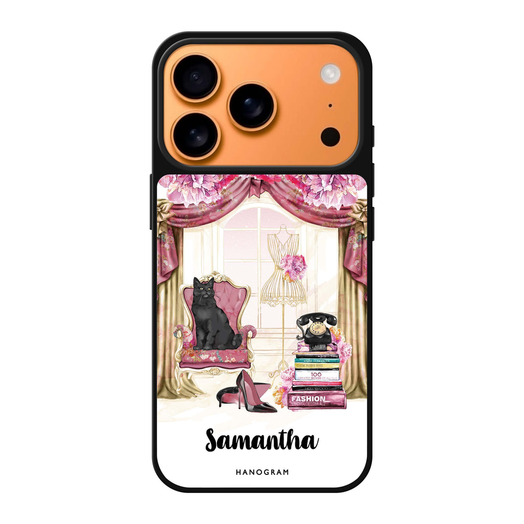 Vintage Fashion personalized name fashion vintage iPhone 17 Pro Max mirror case