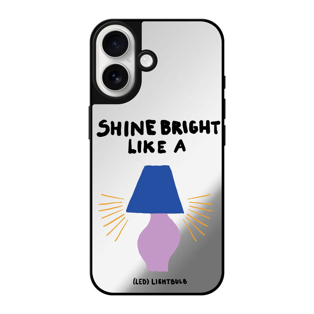 Reflective iPhone 16 Mirror Case –Shine Bright Like a LED Design