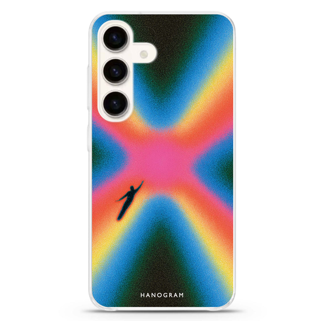 Prismatic Freefall Samsung Galaxy Ultra Clear Case — front view