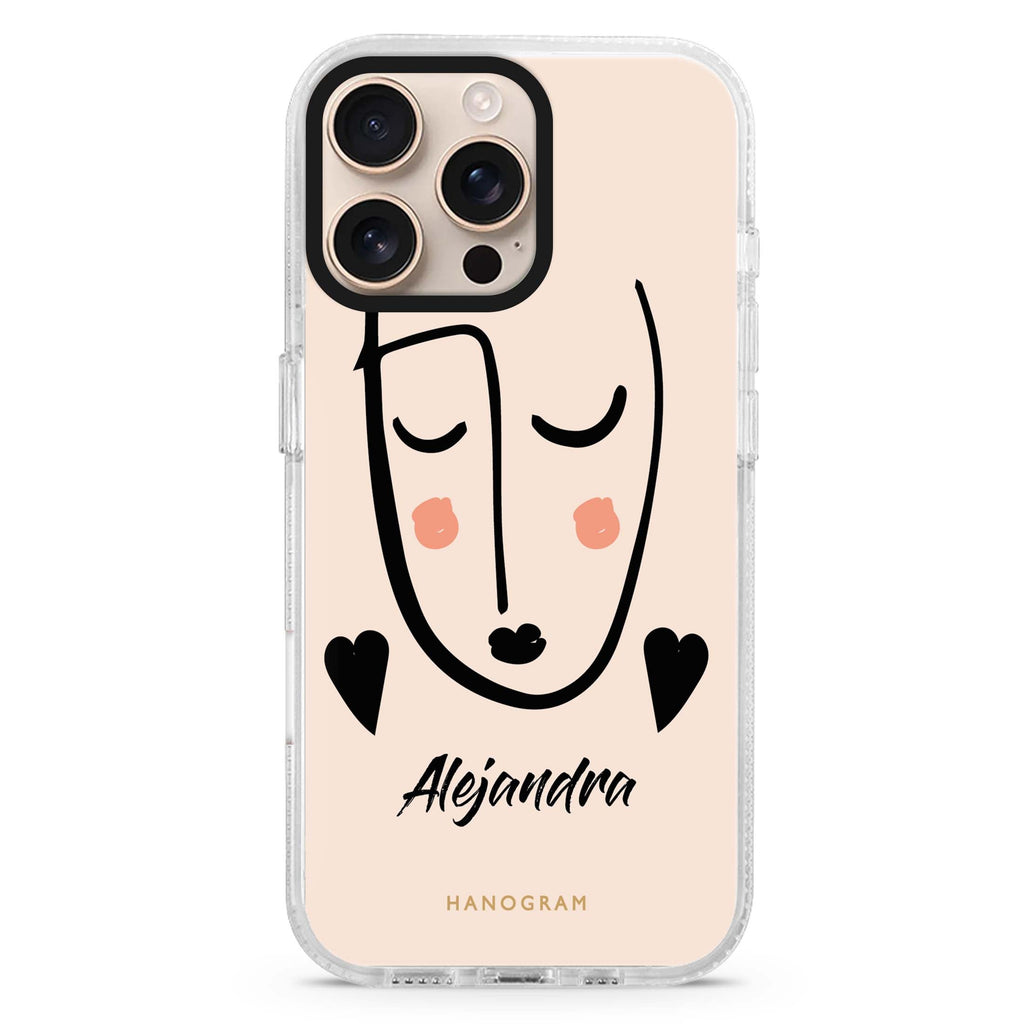 Lovely Face iPhone 16 Pro & 16 Pro Max Case - Personalized and Stylish Protection