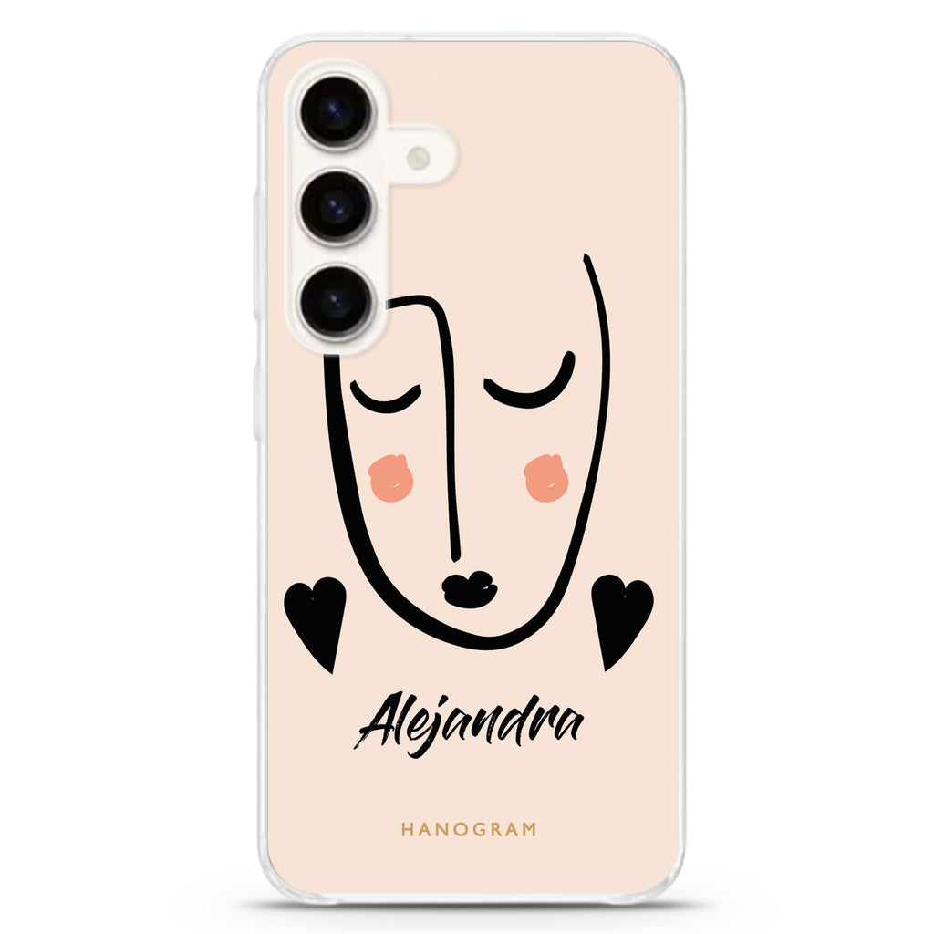 Lovely Face Samsung Galaxy Ultra Clear Case