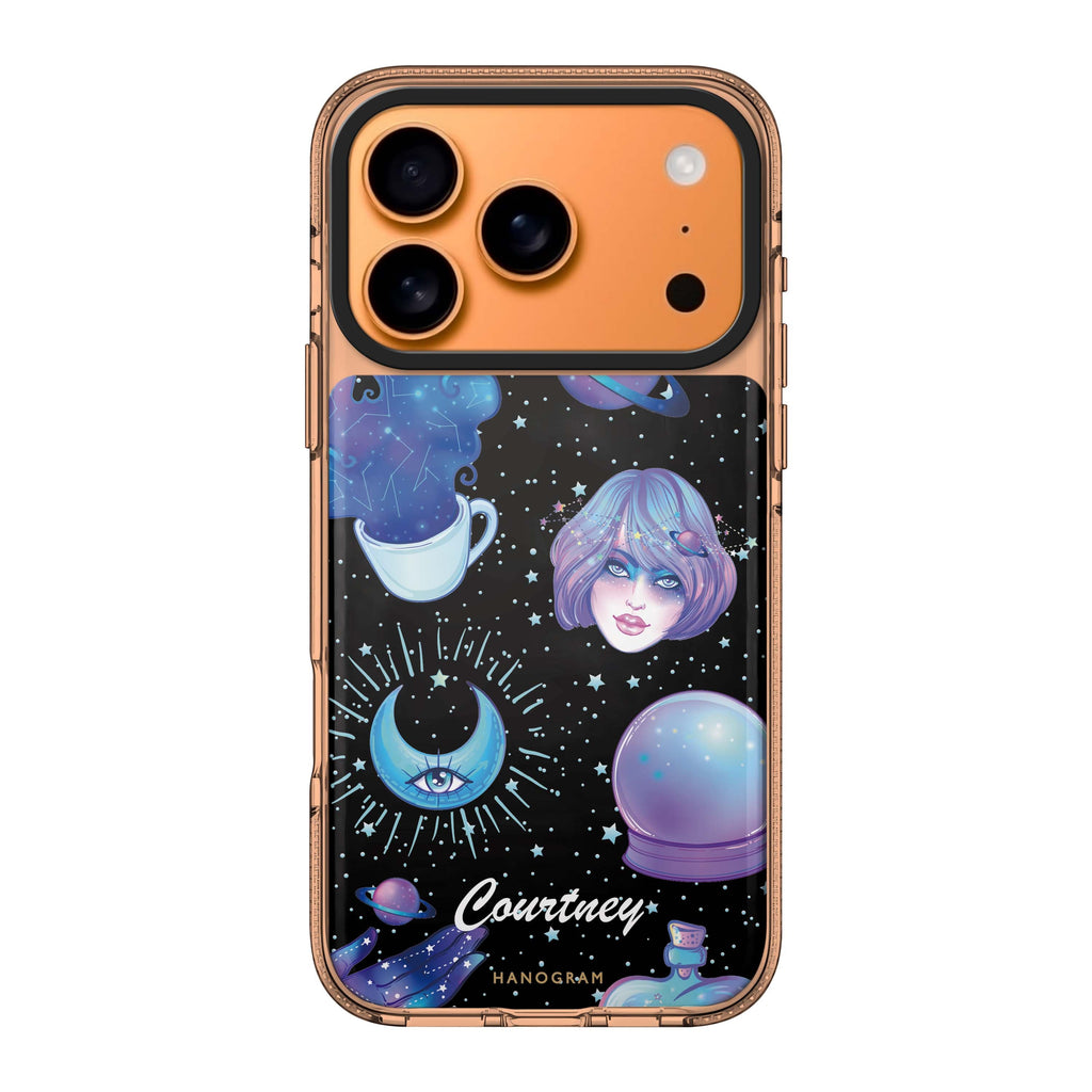 Nocturnal II personalized name graphic dark iPhone 17 Pro Max ultra clear case