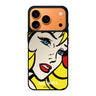 Pop Girl personalized name portrait playful iPhone 17 Pro Max mirror case