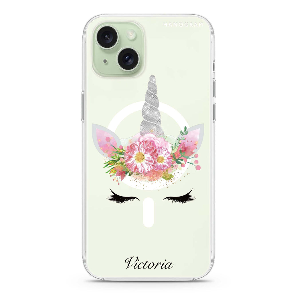 Unicorn's Brow iPhone 15 Plus MagSafe Compatible Ultra Clear Case