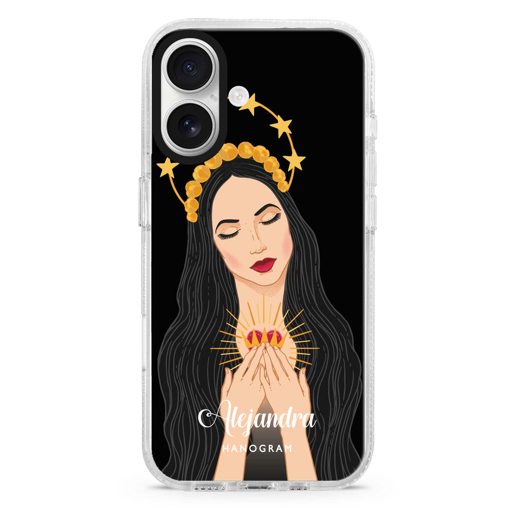 The Virgin Mary MagSafe Compatible iPhone 16 Ultra Clear Case - Personalized and Stylish Protection