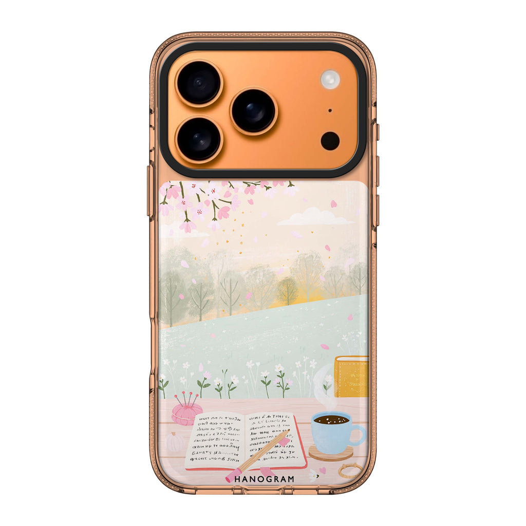 Pages by the Spring Window iPhone 17 Pro Max Ultra Clear Case - Image 1