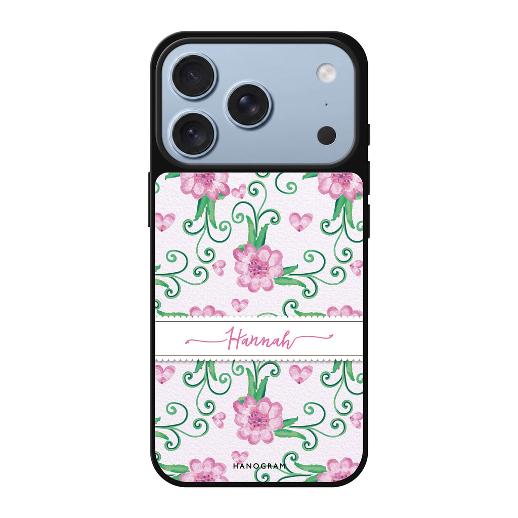 The Dancing Flower personalized name flower floral iPhone 18 Pro Max mirror case