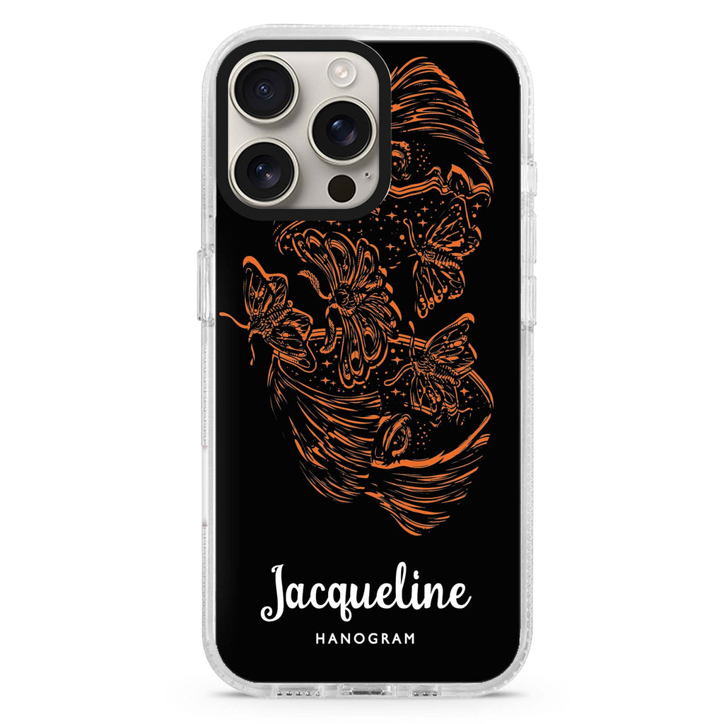 Artistic Face II MagSafe Compatible iPhone 16 Pro Ultra Clear Case - Personalized and Stylish Protection