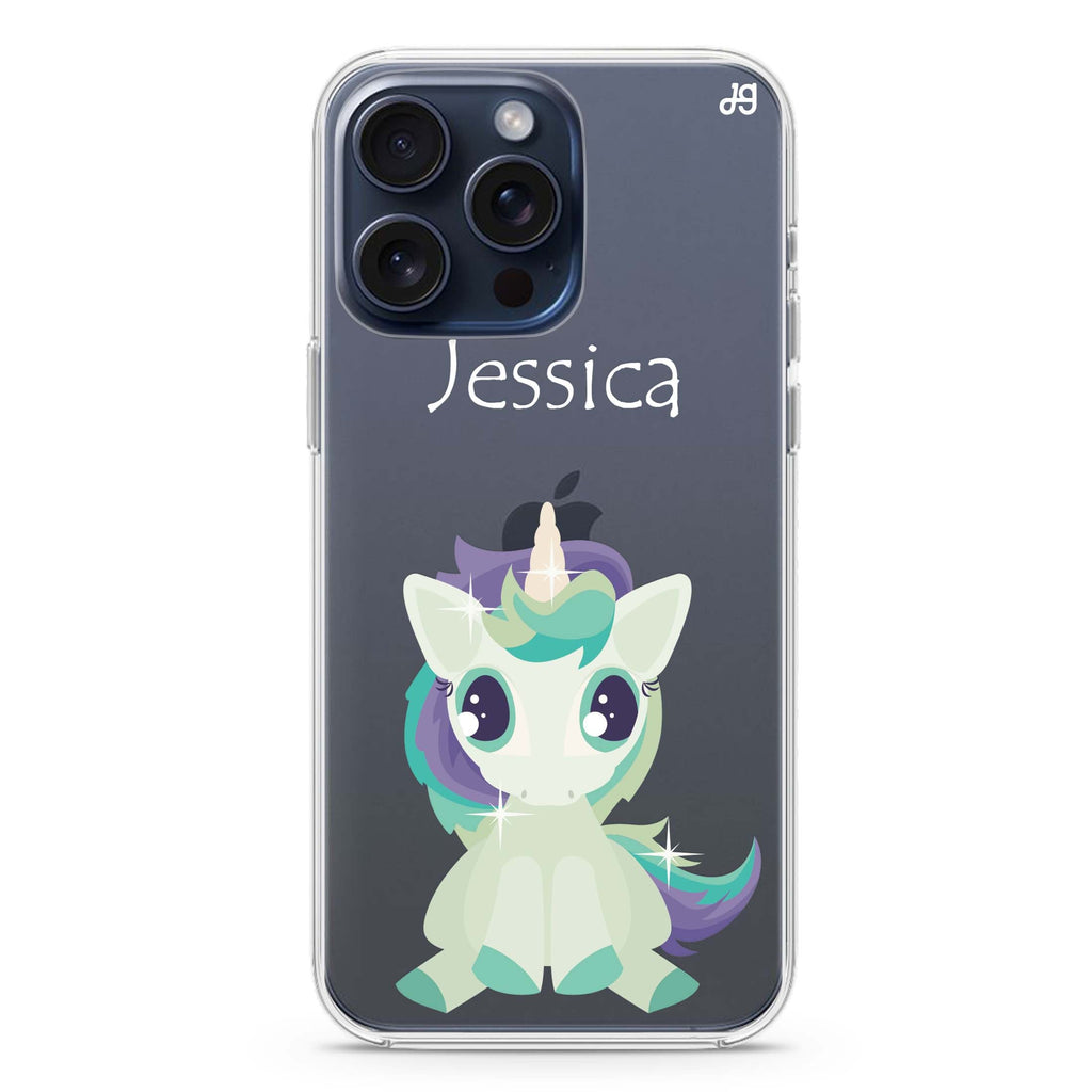 Pretty Eyes Unicorn iPhone Ultra Clear Case