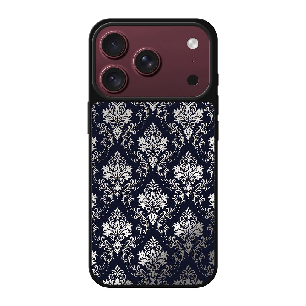 Ink Palace Damask iPhone 18 Pro Max Mirror Case - design view 1