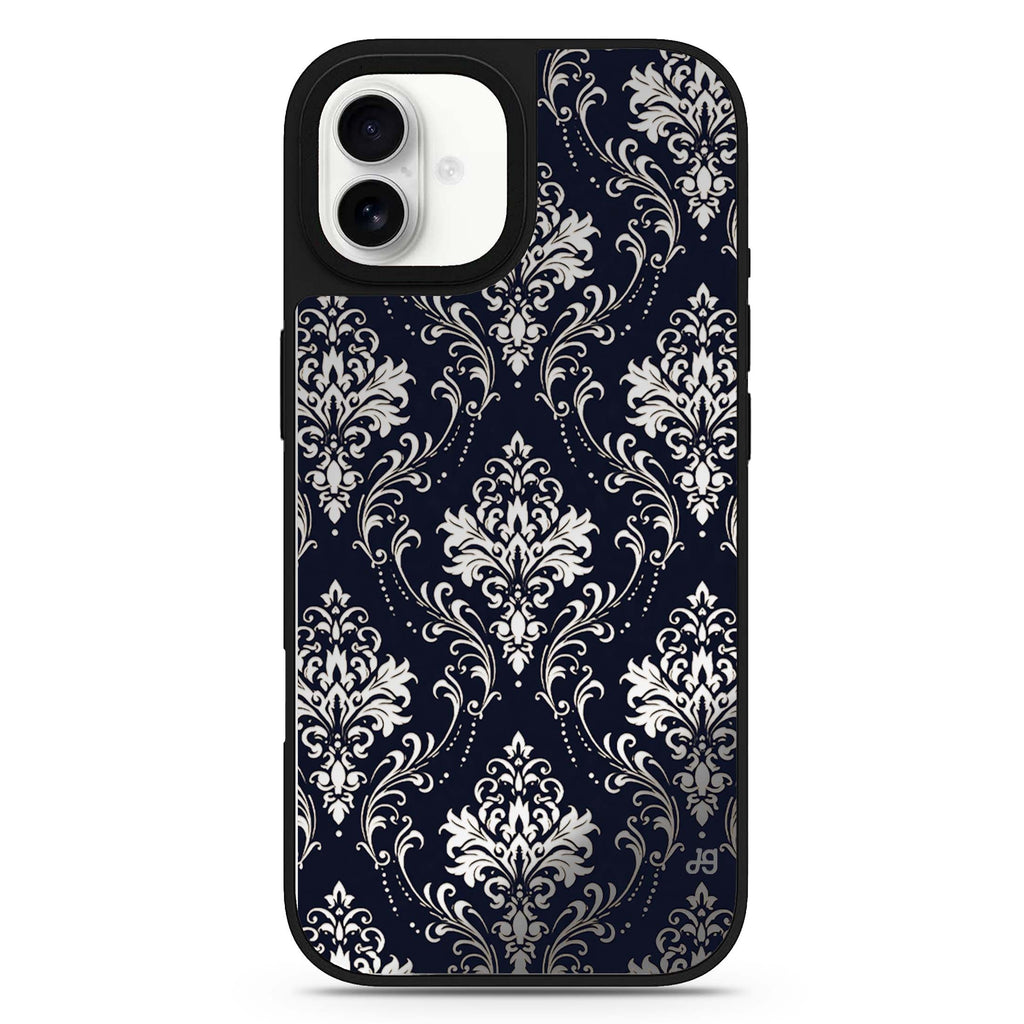 Ink Palace Damask iPhone 17 Mirror Case - View 1