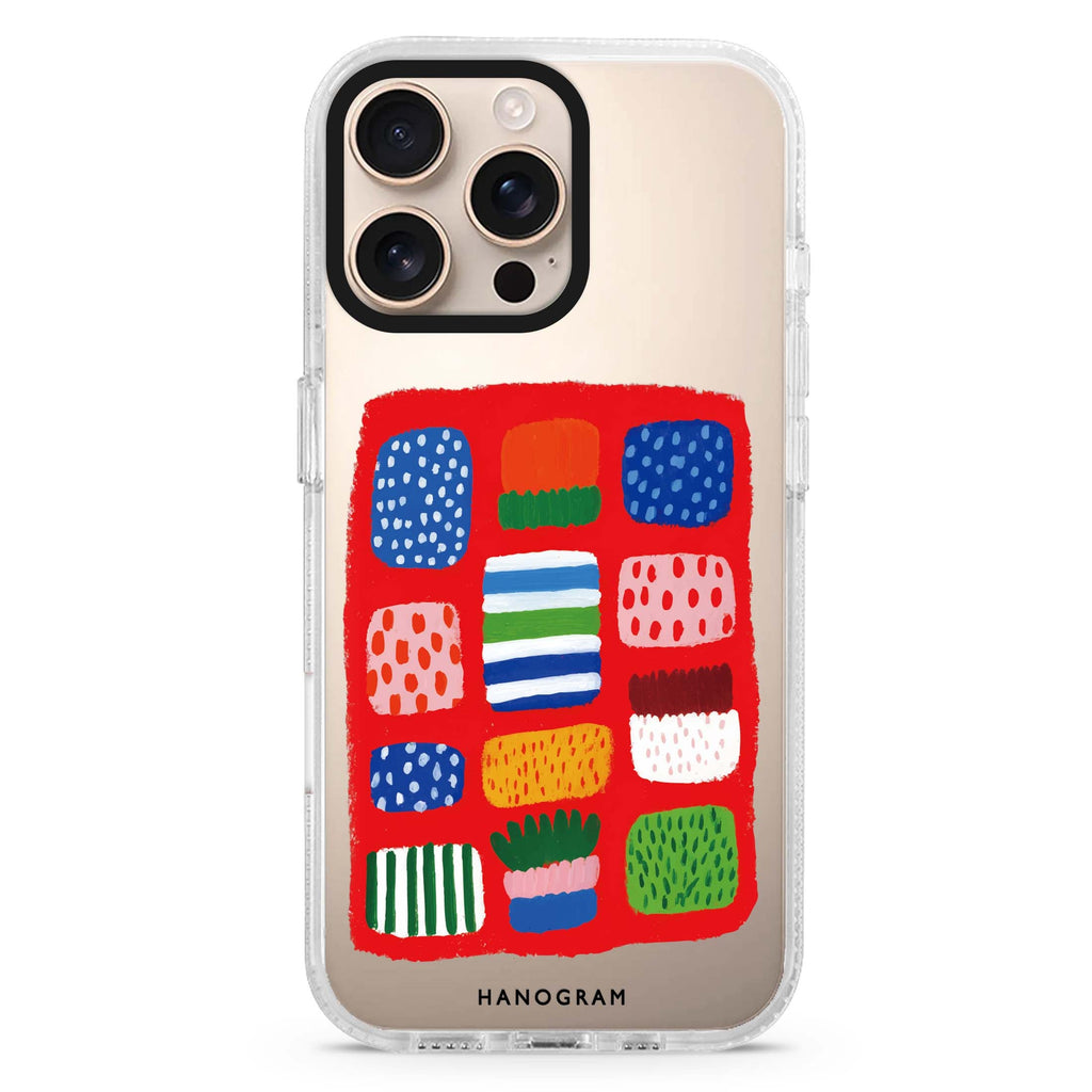 Tropical Candy Lines iPhone Ultra Clear Case