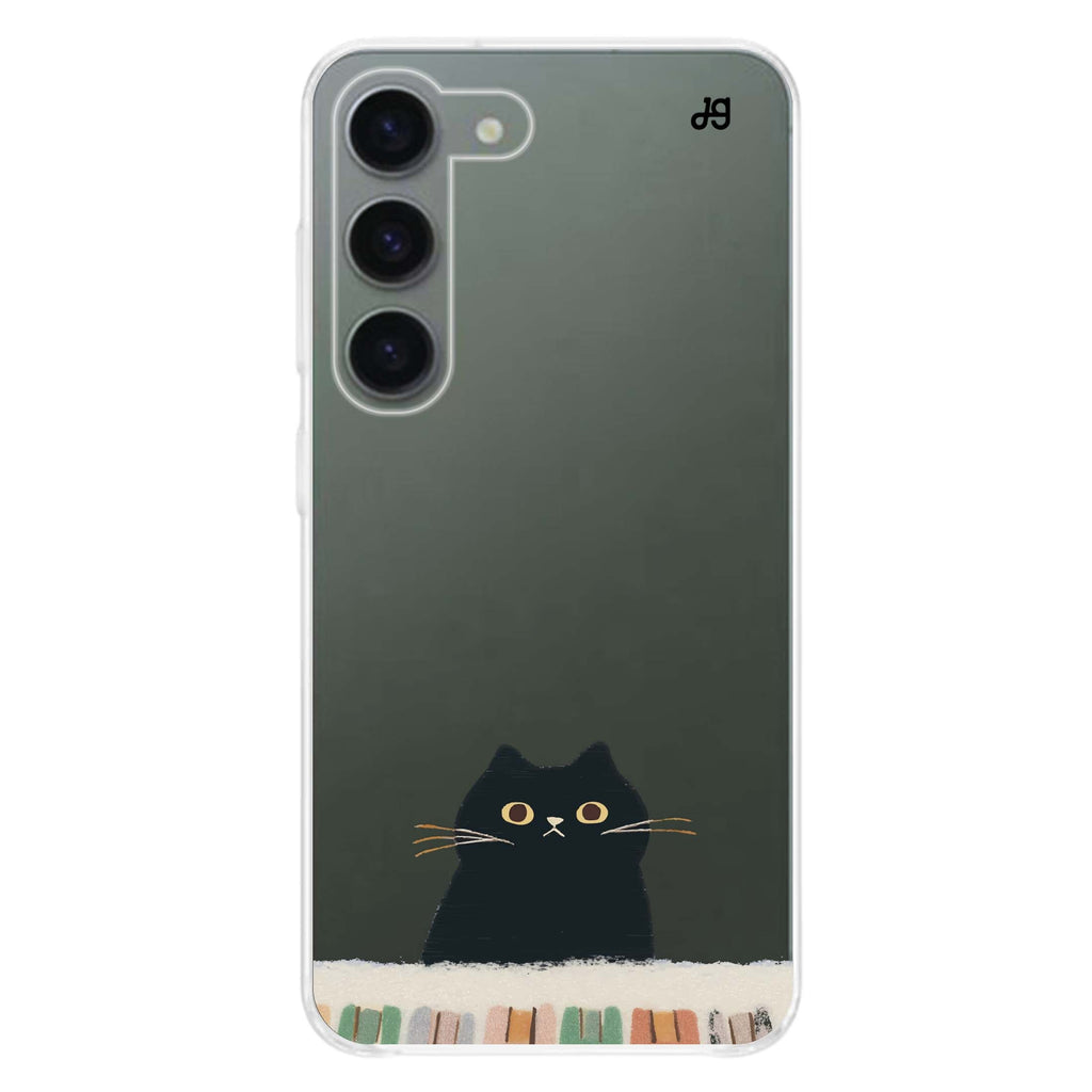 Cat Sonata ultra-clear case for Samsung Galaxy S23/S22, front view