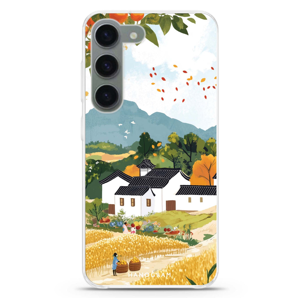 Autumn Balance ultra-clear case for Samsung Galaxy S23/S22, front view