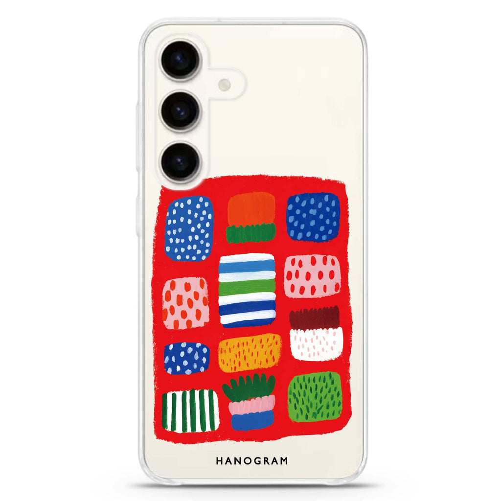 Tropical Candy Lines Samsung Galaxy Ultra Clear Case