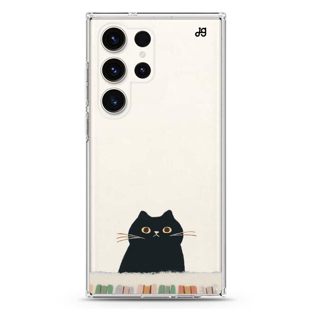 Cat Sonata Samsung Galaxy S26/S25/S24/S23/S22 Ultra ultra clear case, transparent design, main view