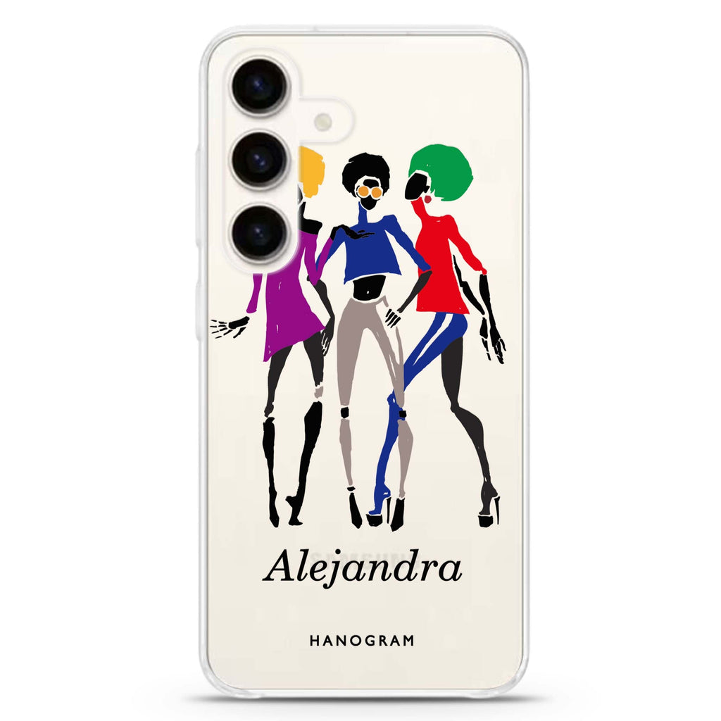 Artistic Girls Samsung Galaxy Ultra Clear Case