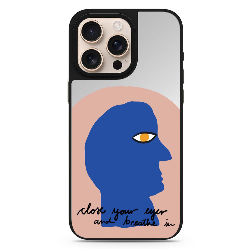 Breathe in sleek reflective design iPhone 16/15/14 Pro Max & Pro mirror case