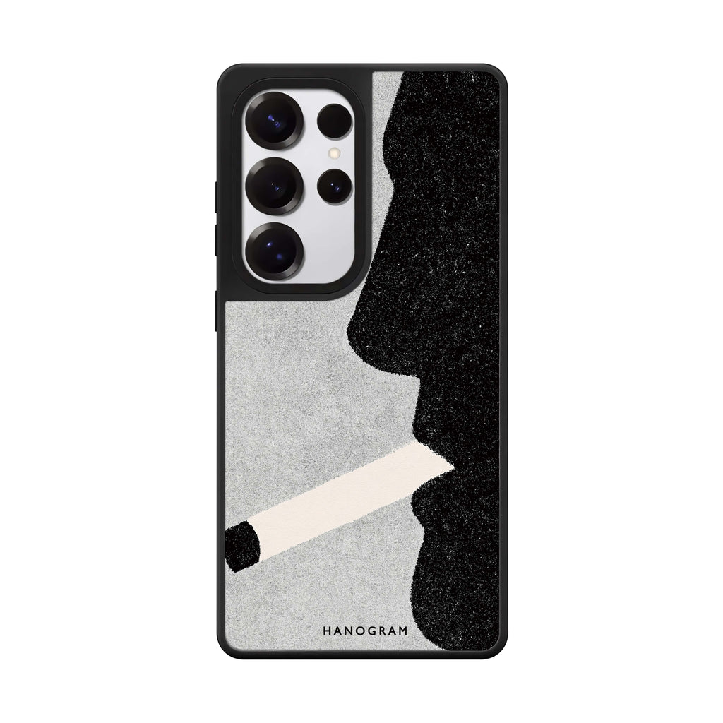 Noir Smoke Portrait Samsung Galaxy Mirror Case - image 1