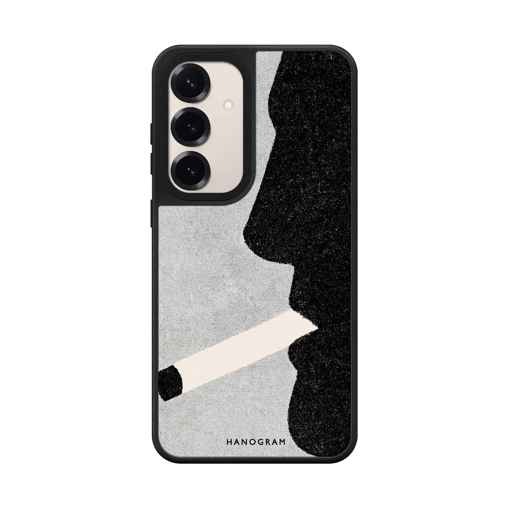 Noir Smoke Portrait Samsung Galaxy Mirror Case - product image 1