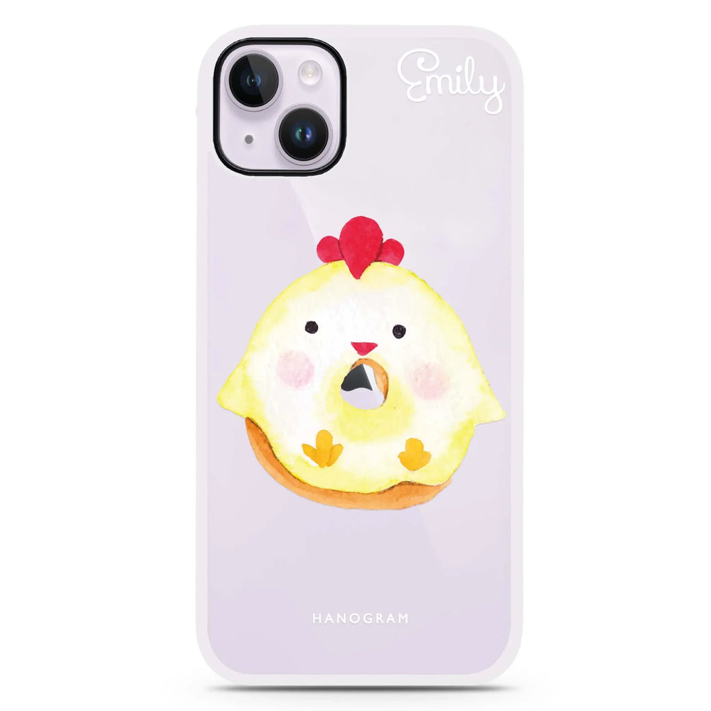 Sweet donut chick iPhone 15 Plus Impact Guard Bumper Case