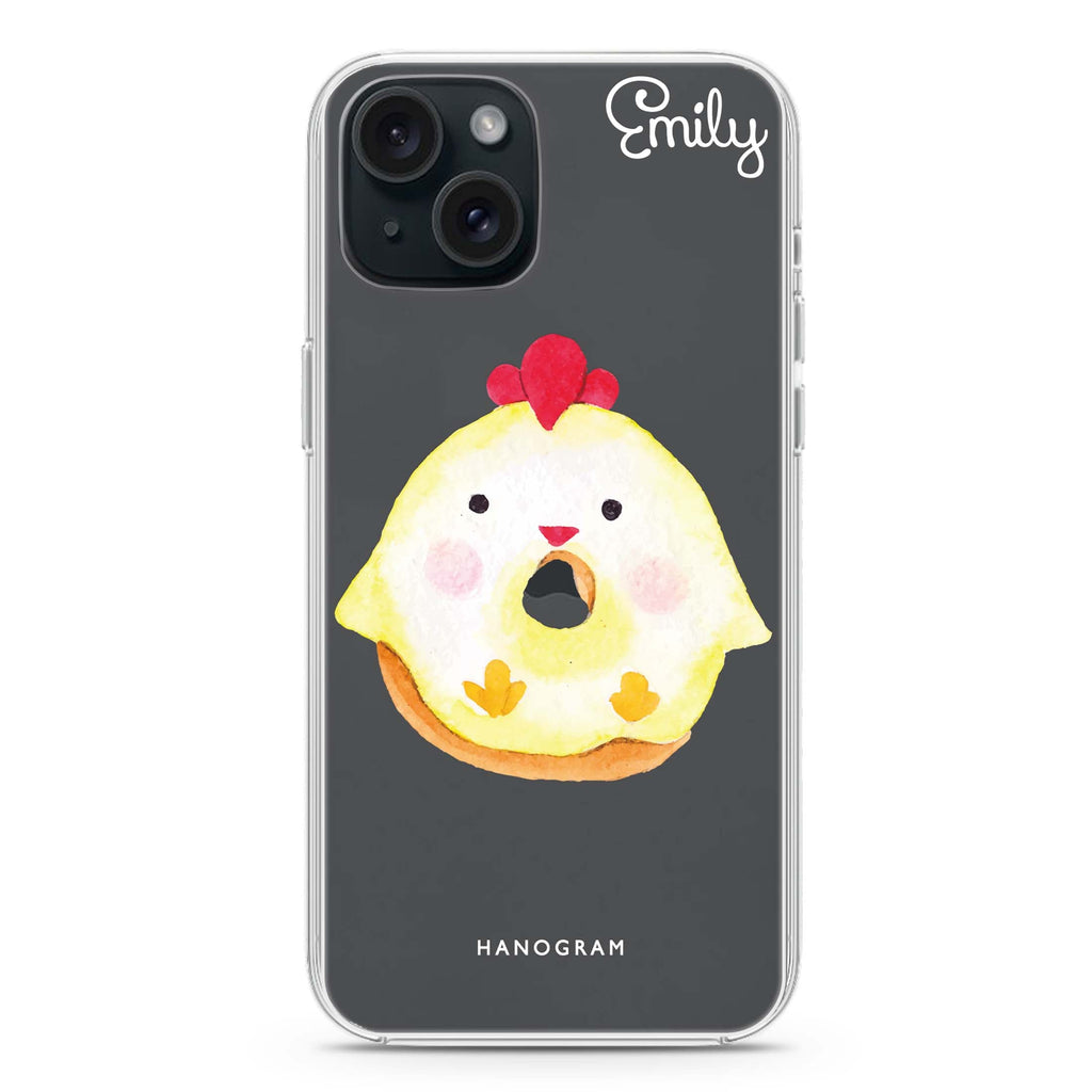 Sweet donut chick iPhone 15 plus Ultra Clear Case