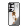 Custom Golden Stroll Samsung Galaxy S25 S24 S23 Ultra mirror case, front view