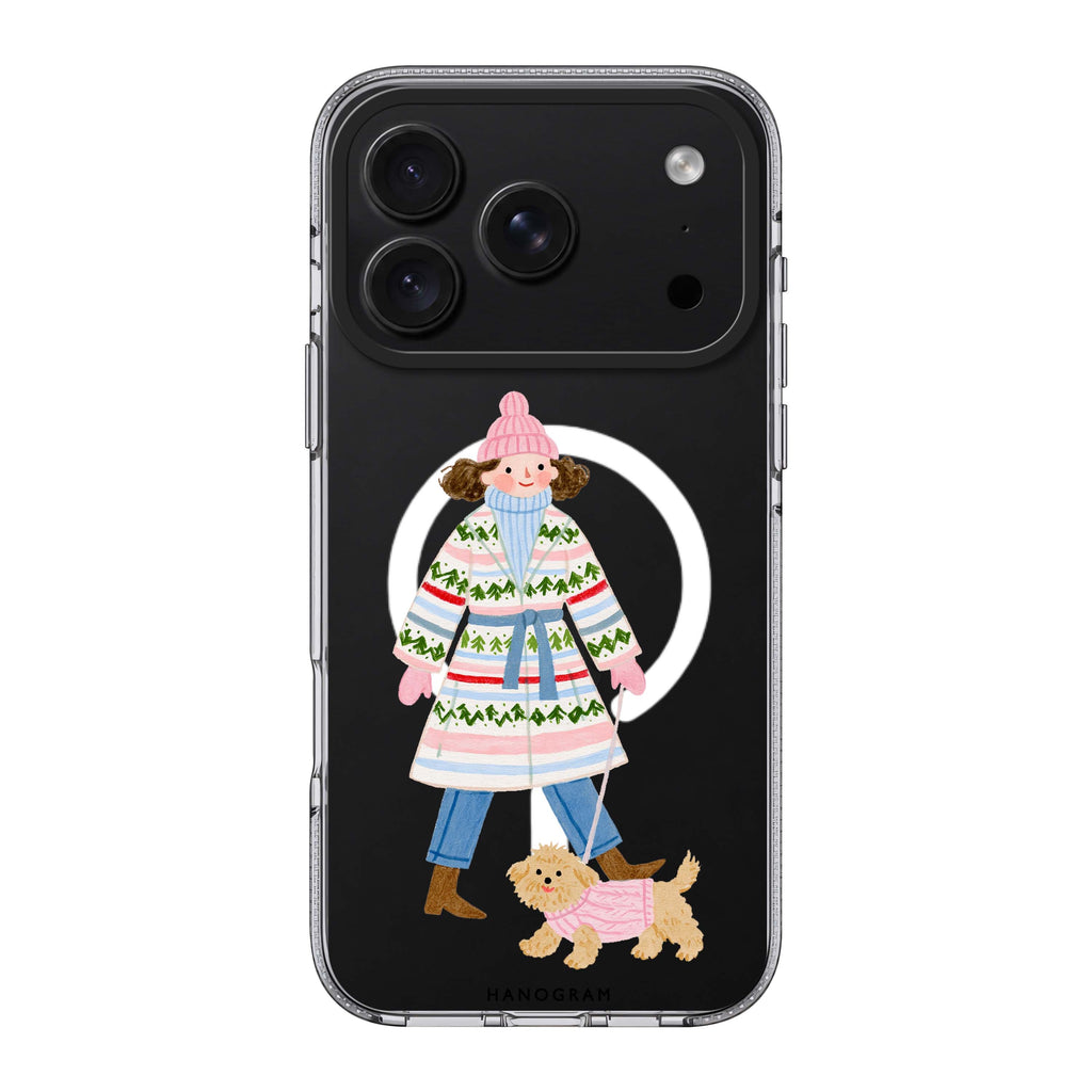 Woolly Walks Together iPhone 18 Pro Max Ultra Clear Case - Image 1