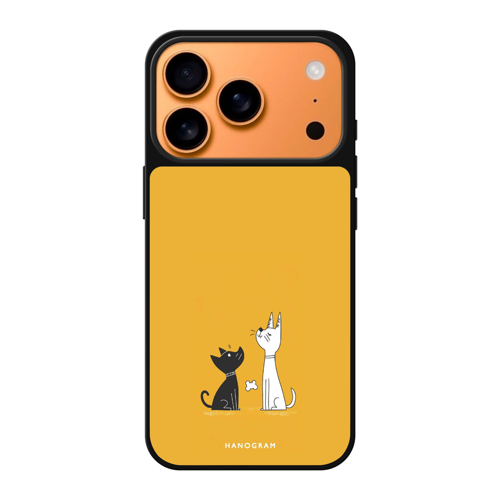 Paw & Claw animal cute iPhone 17 Pro Max mirror case