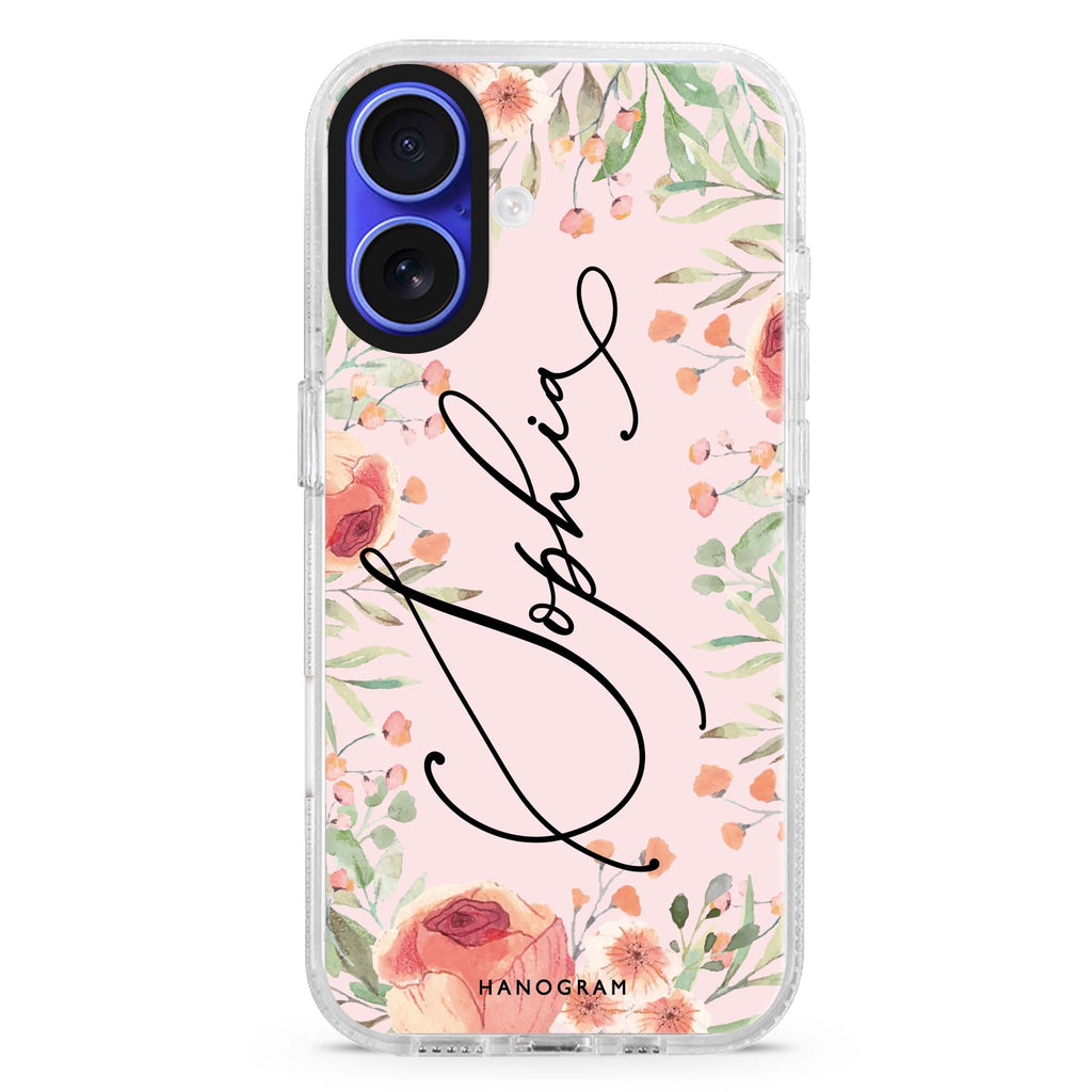 Glamorous Garden MagSafe Compatible iPhone 16 Ultra Clear Case - Personalized and Stylish Protection
