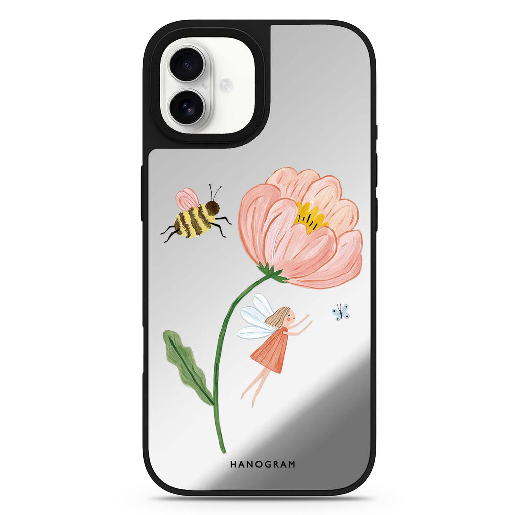 A Fairy Beneath the Petal iPhone 17 Mirror Case - View 1