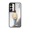 Custom name Everyday Stroll Samsung Galaxy mirror case front view