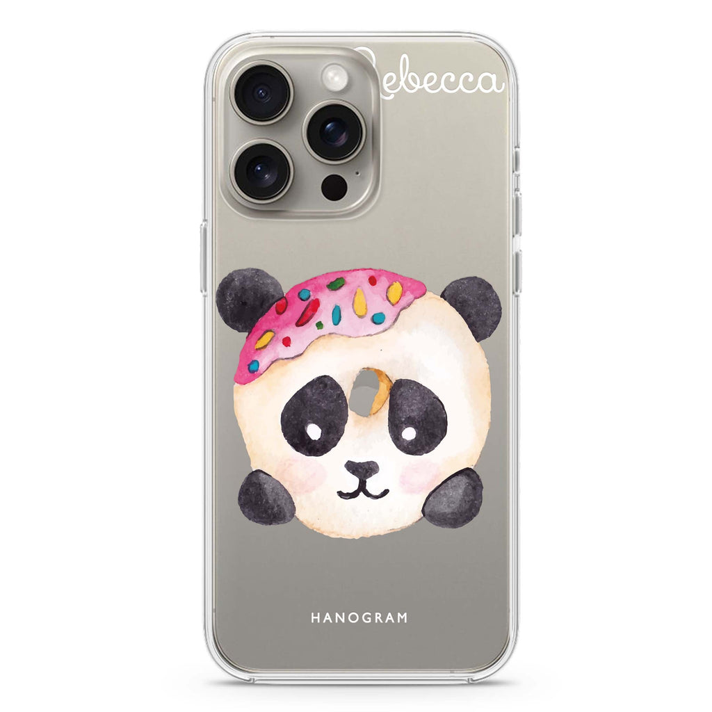 Sweet donut panda iPhone Ultra Clear Case