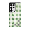 Meadow Checks Samsung Galaxy S25 S24 S23 Ultra mirror case, front view
