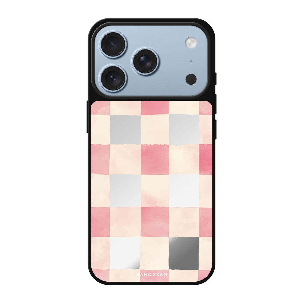 Rosy Picnic pink iPhone 18 Pro Max mirror case