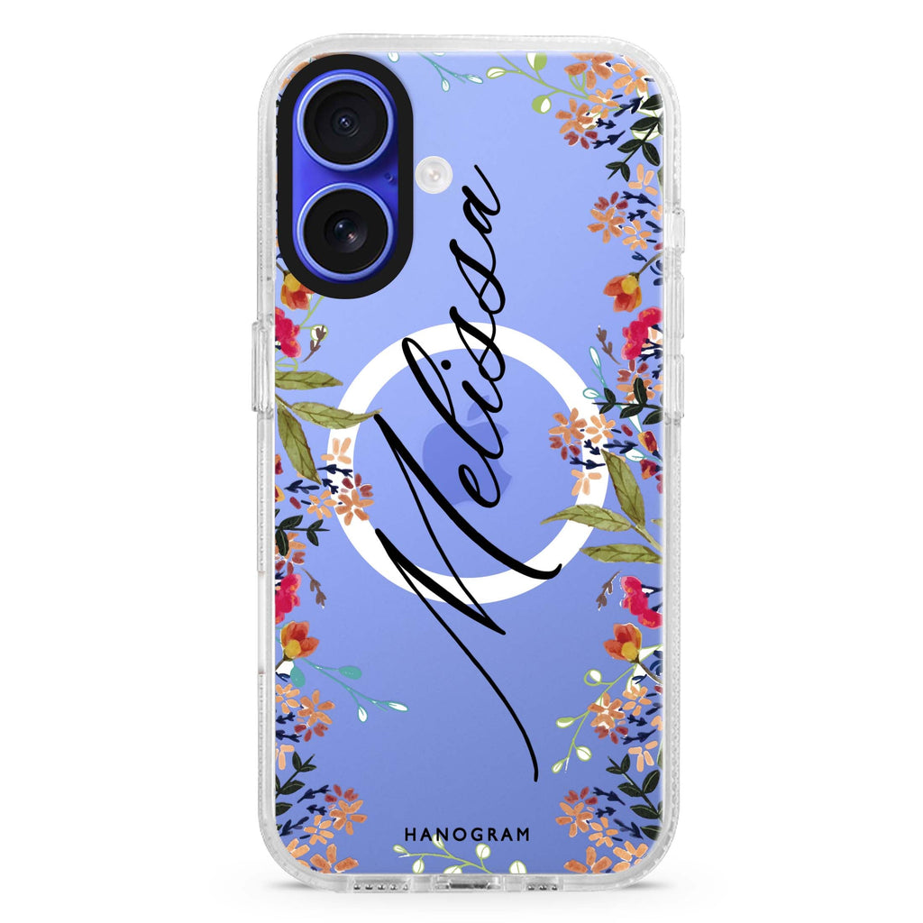 Rustic Garden MagSafe Compatible iPhone 16 Ultra Clear Case - Personalized and Stylish Protection