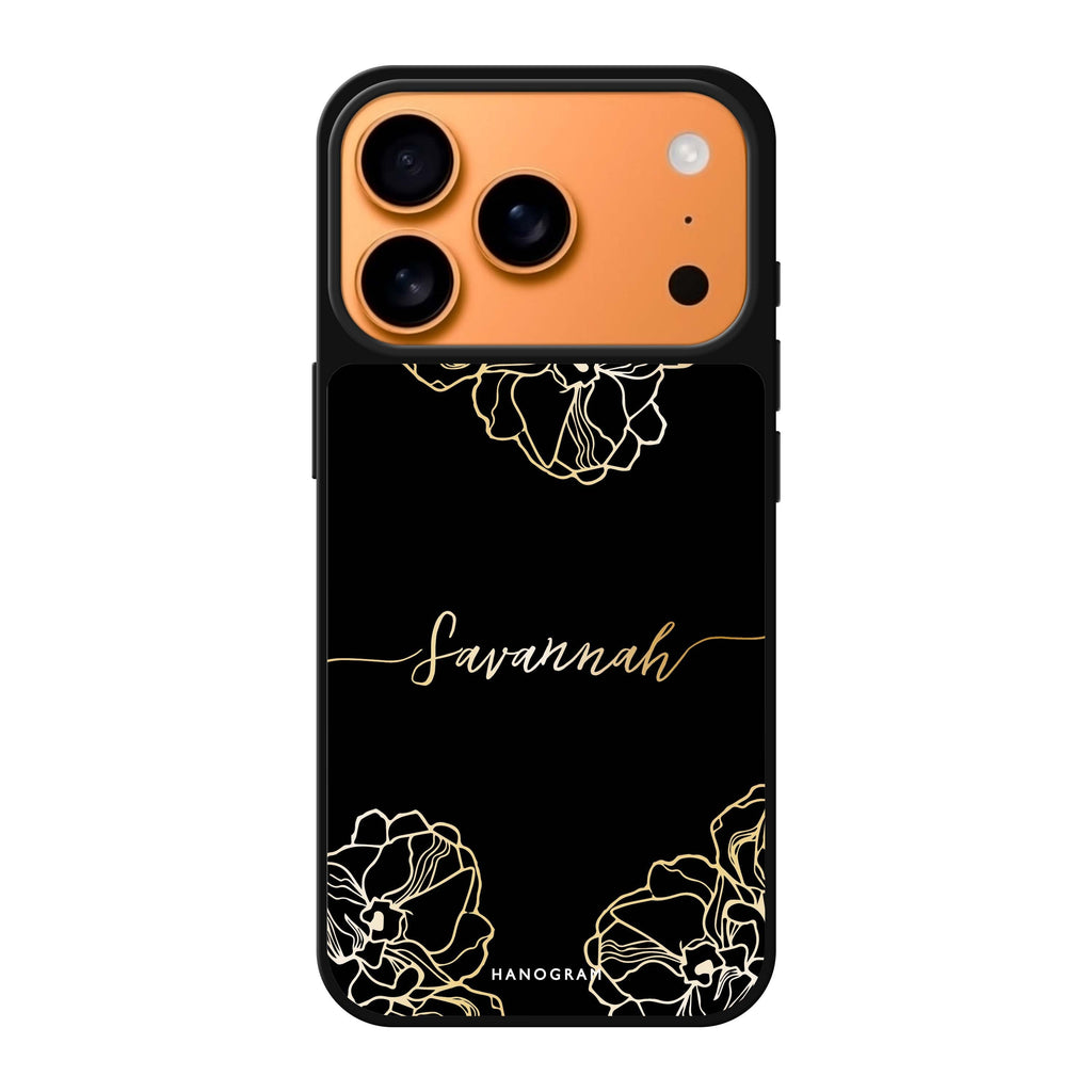 Crafts Of Floral personalized name spring flower floral iPhone 17 Pro Max mirror case